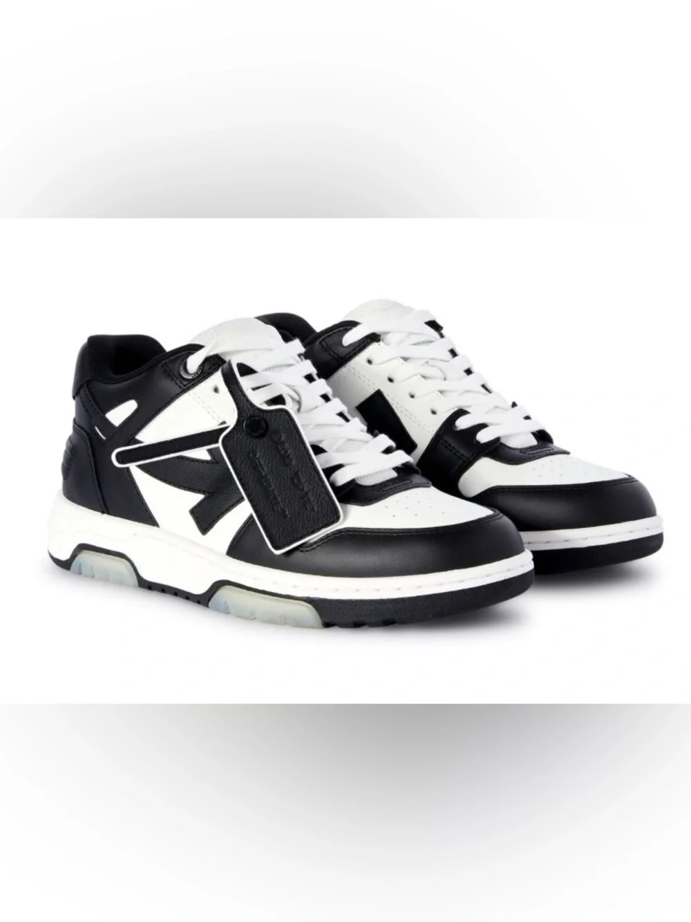 Off-White “Out of Office” Low Sneakers- White/Black Size EU 43